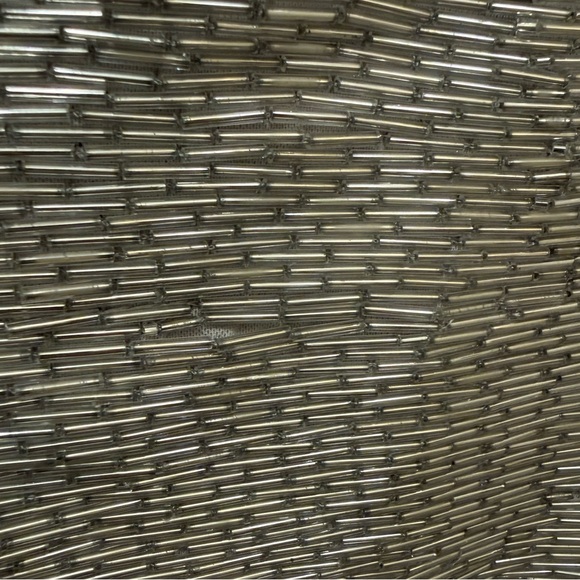 STAUD Le Sable Dress Beaded in Silver size Large - read description - Picture 8 of 12